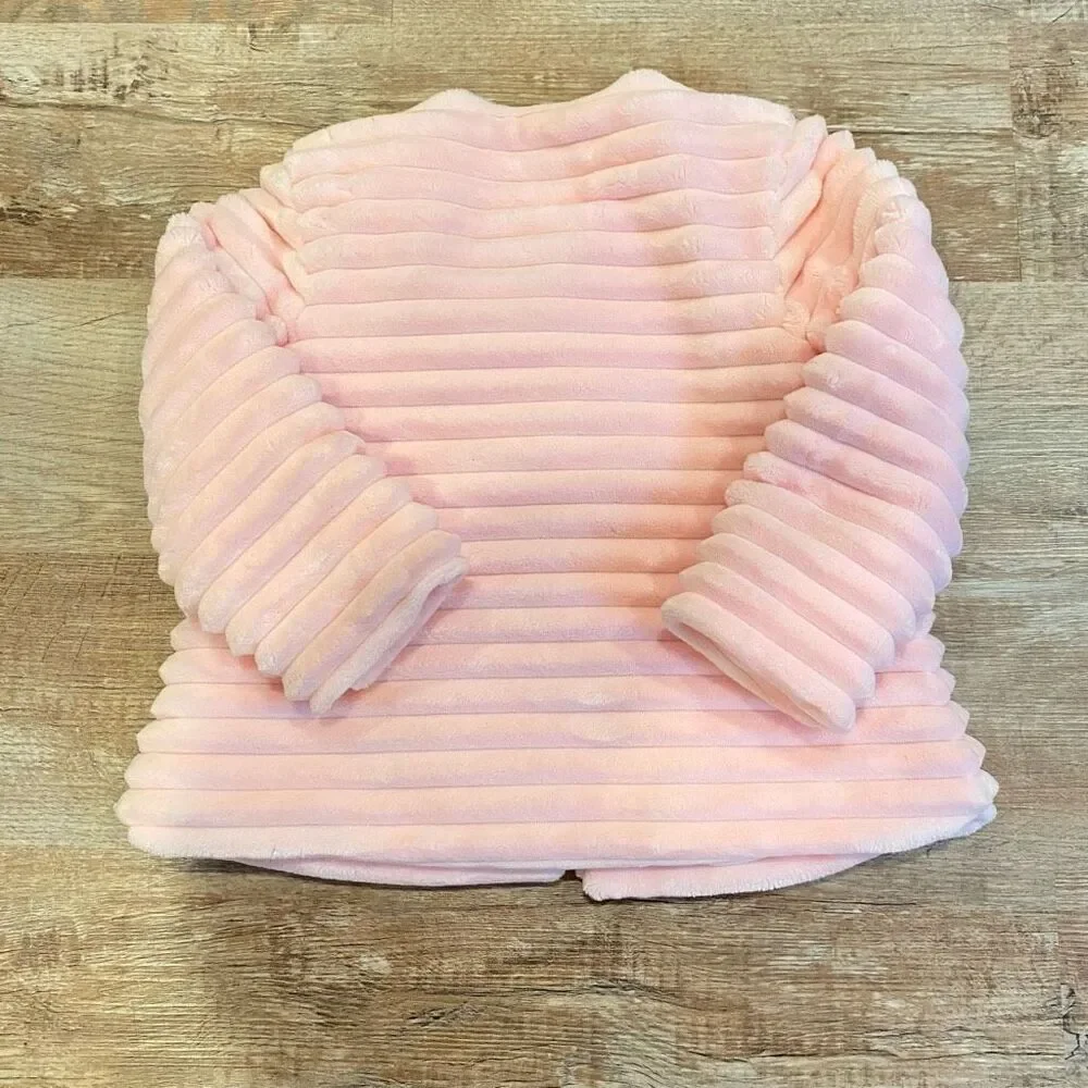 Little Me Pink Faux Fur Jacket Size 3T - Picture 7 of 12